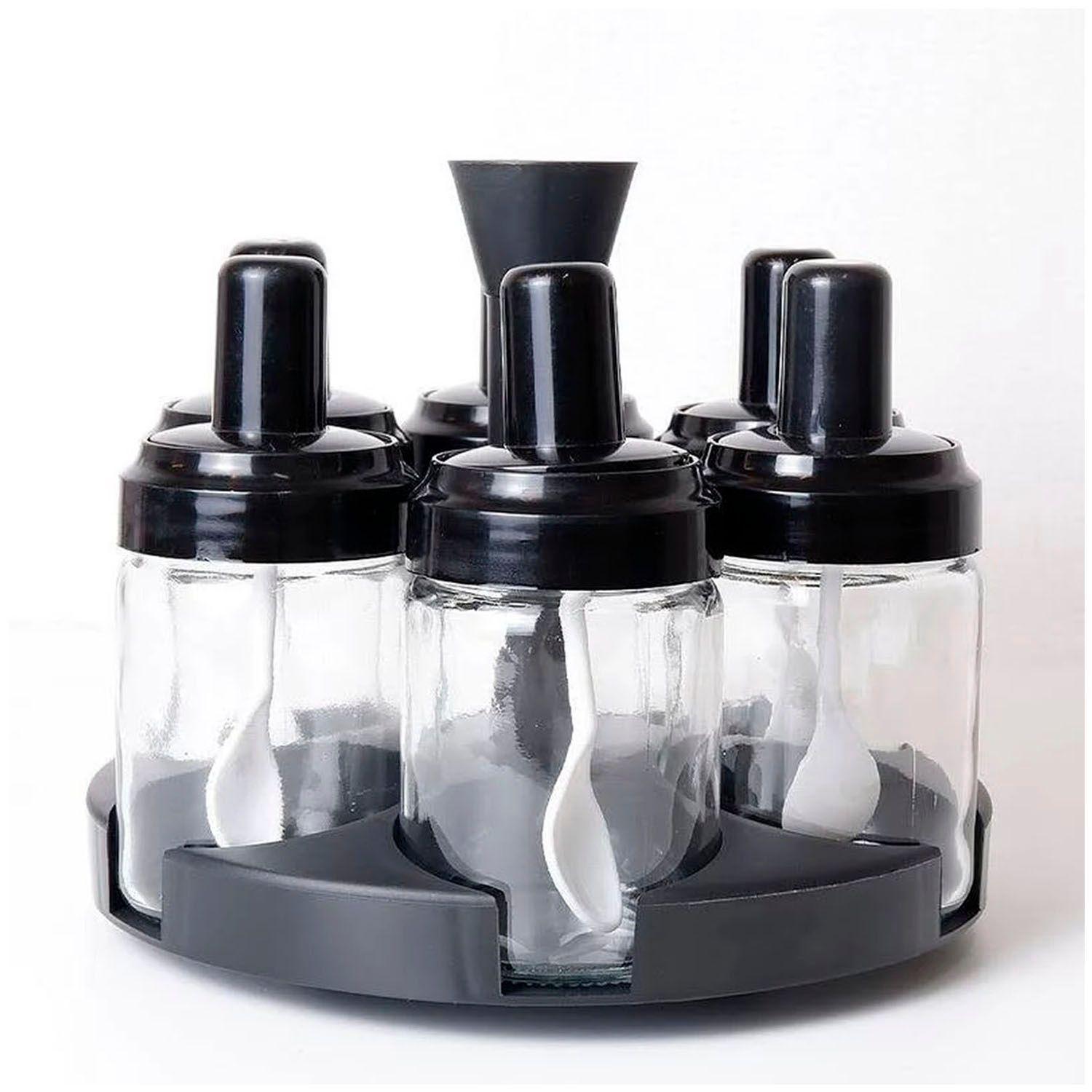 Set Especieros Condimento Giratorio 360 6 Piezas-0