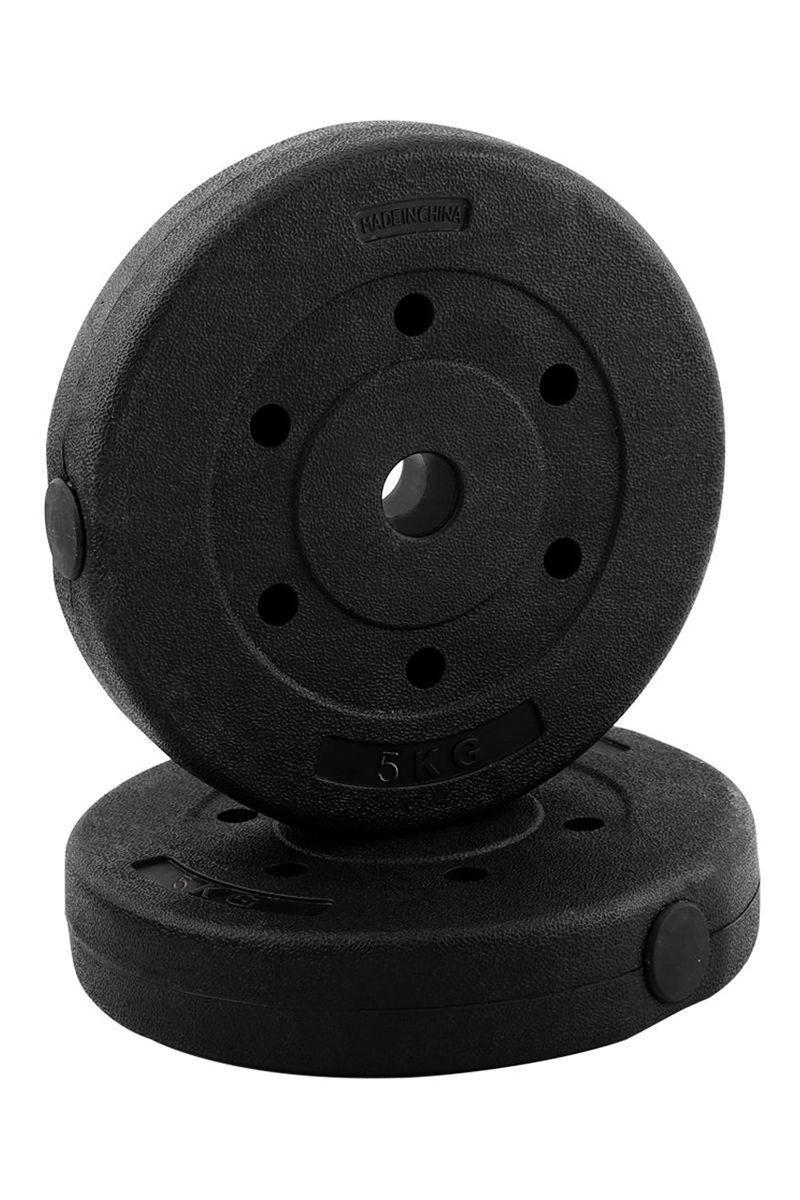 Pack Pesas Barra Curva 1,2M + Discos 20KG-5