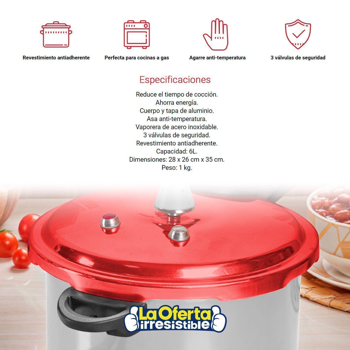 Olla A Presión De Aluminio Keep 6lt-2