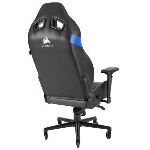 SILLA GAMER PRO CORSAIR T2 ROAD WARRIOR AZUL NEGRO-4