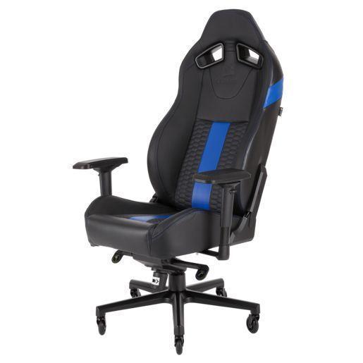 SILLA GAMER PRO CORSAIR T2 ROAD WARRIOR AZUL NEGRO-3