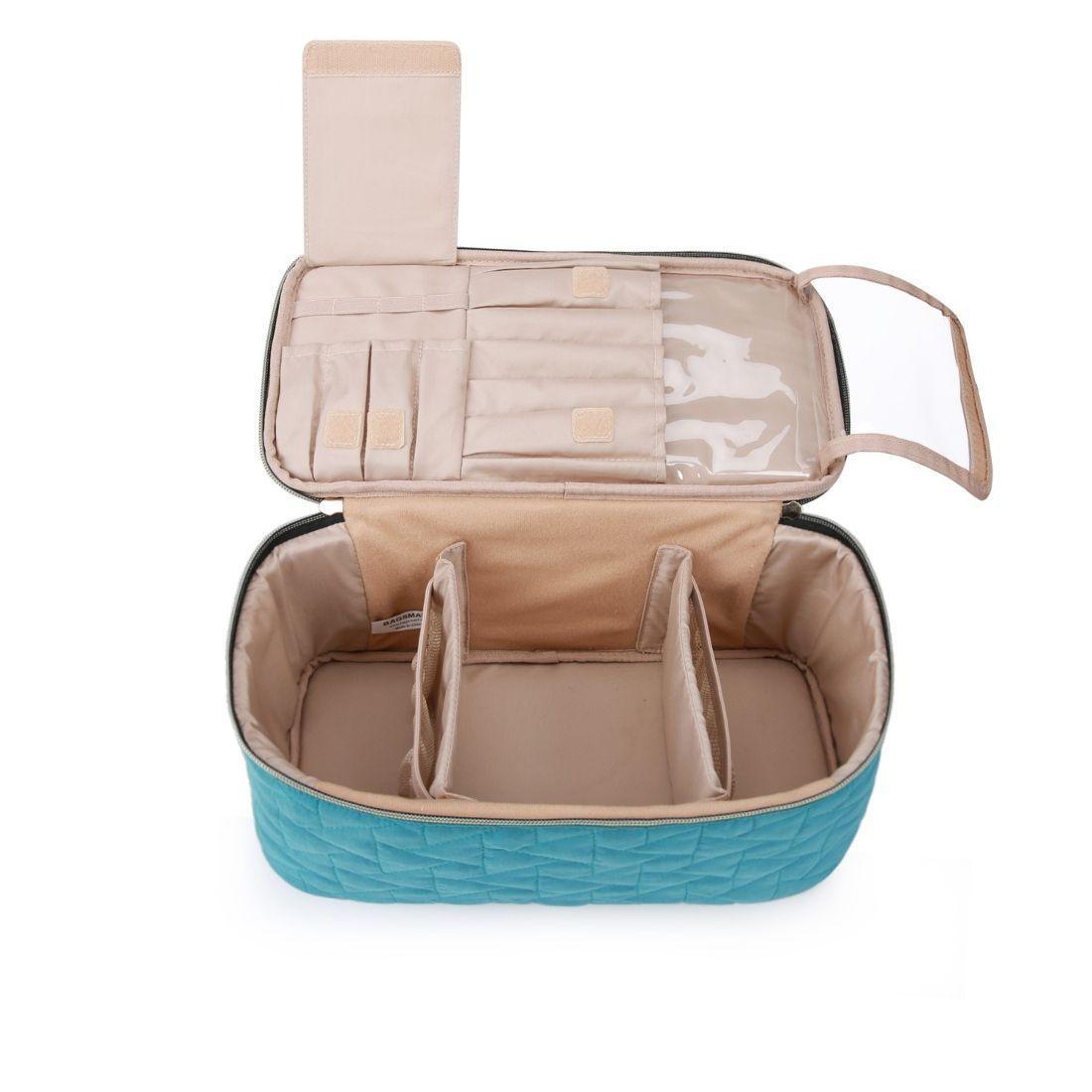 BAGSMART Estuche de Maquillaje Aurora para viajar- Azul-2