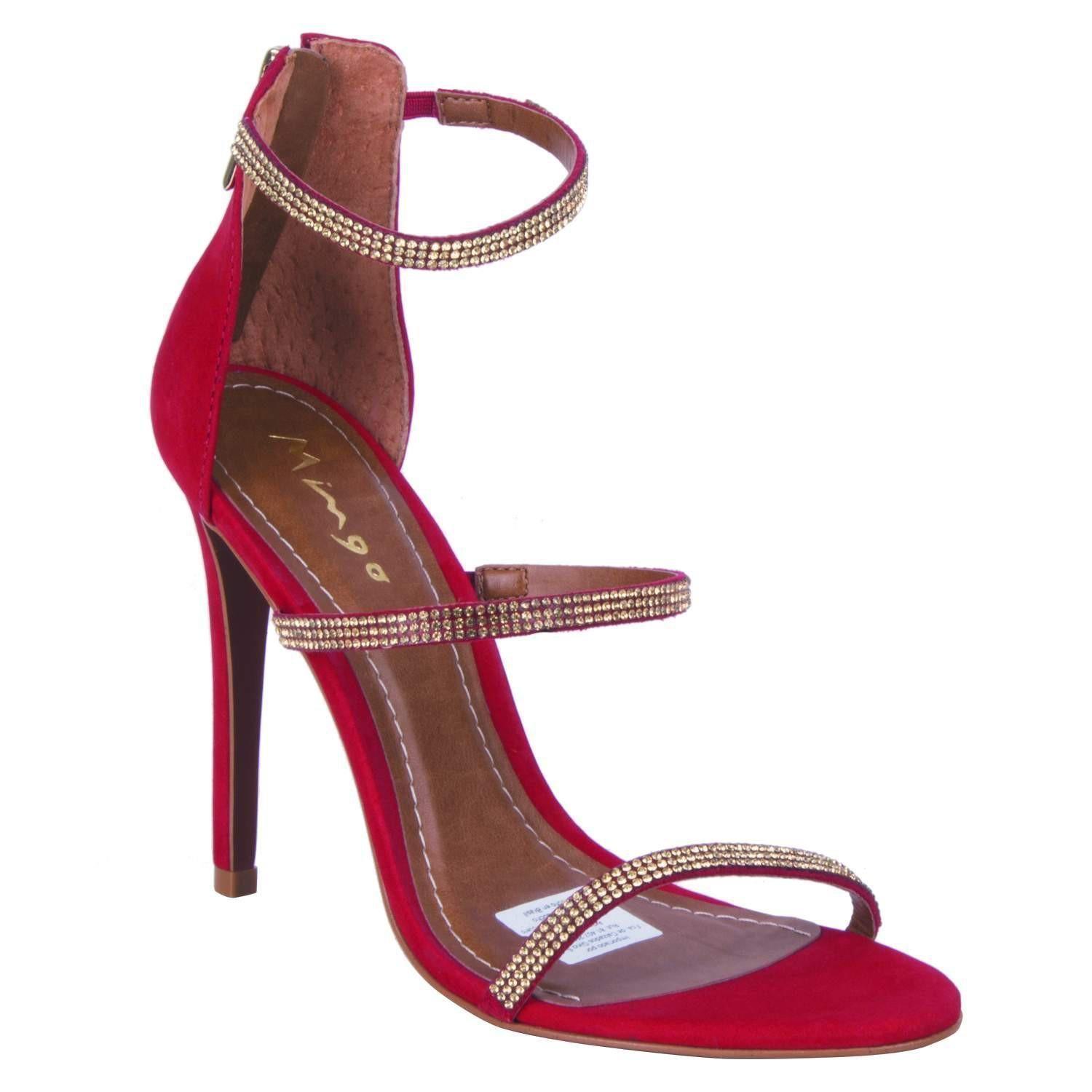 Sandalia Vestir Mingo Mujer Rojo - S507-0