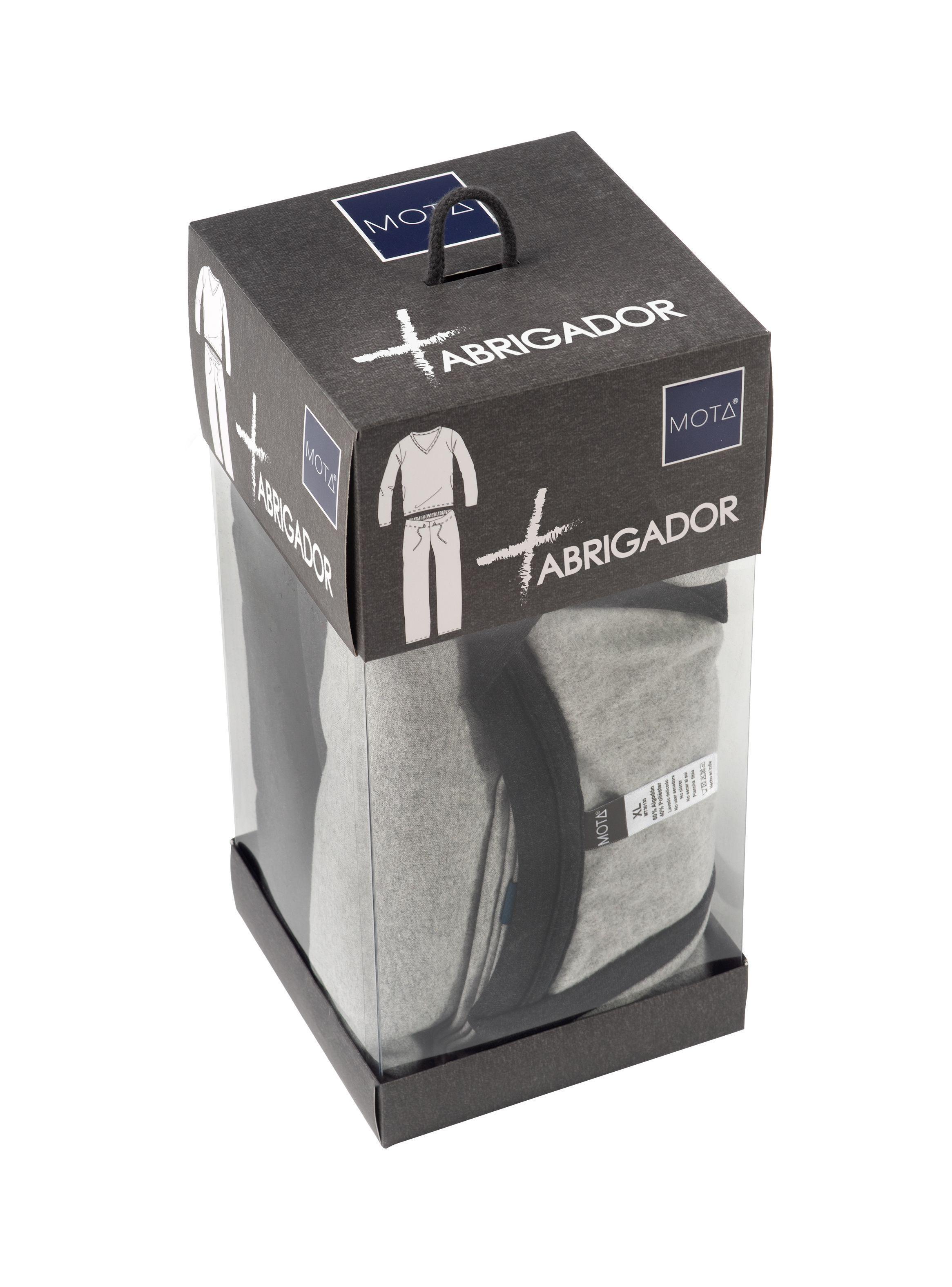 Pijama largo gris Algodón Mota -0