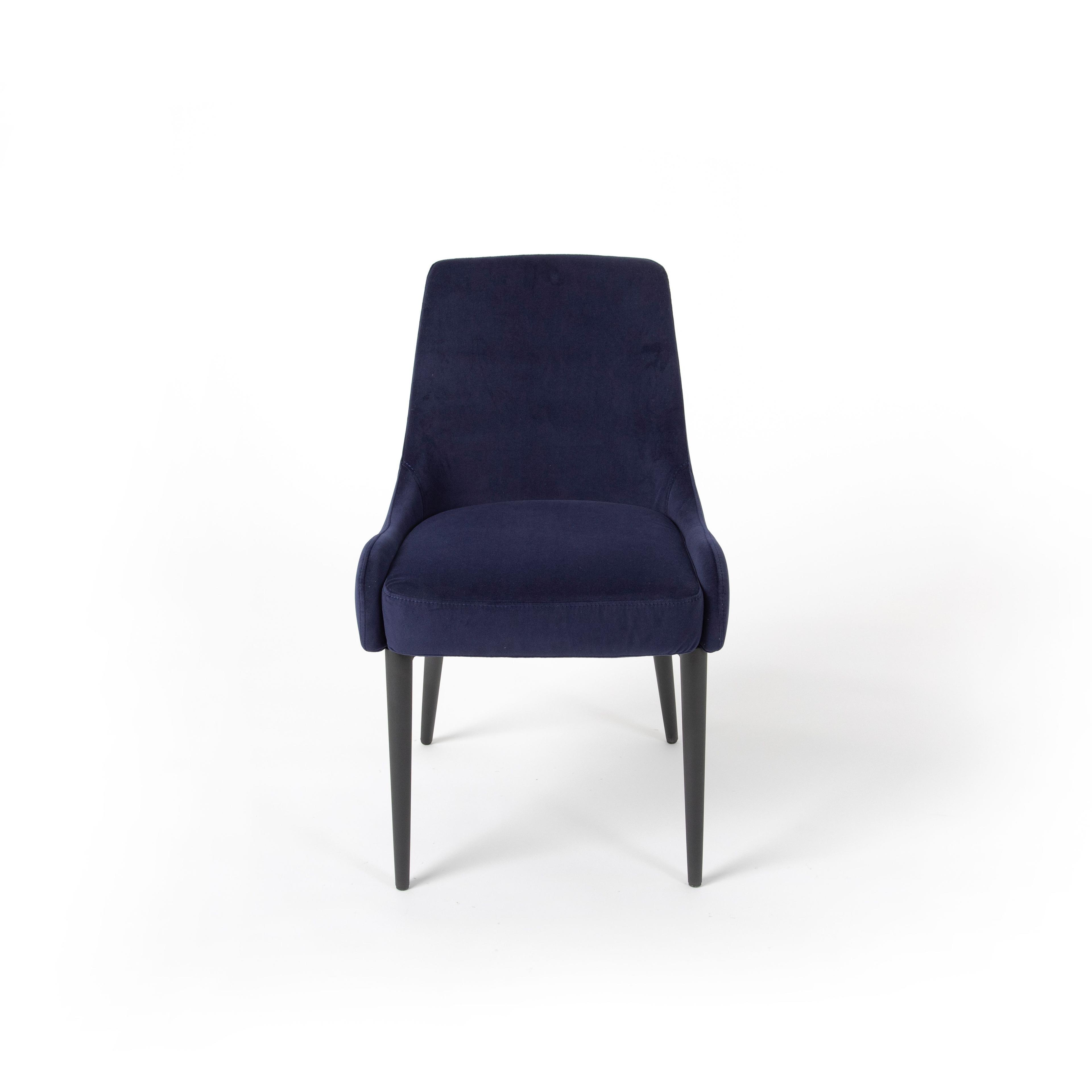 SILLA COMEDOR ELLIS VELVET AZUL-0