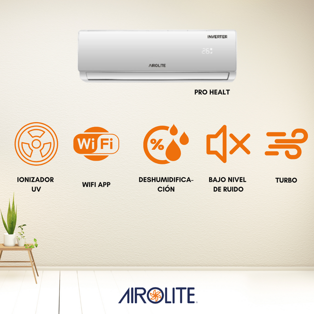 Aire A. Inverter Pro Healt 9000btu Wifi App-1