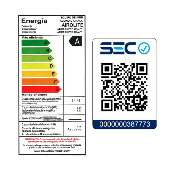 Aire A. Inverter Pro Healt 9000btu Wifi App-3