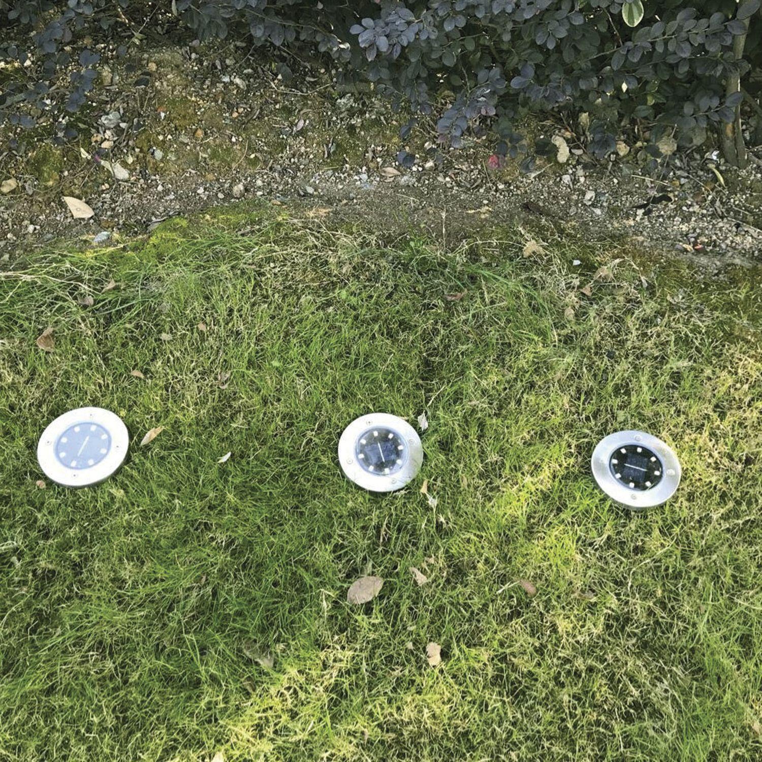 Pack 6 Estaca Solar LED Luz Cálida-6