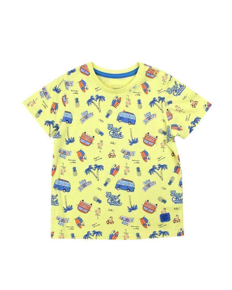 Polera Bb Niño Estampada Sunny Days Ficcus-0