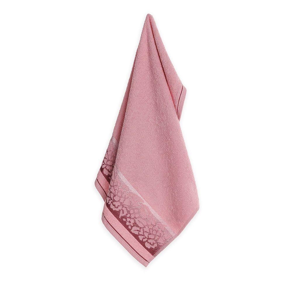 Toalla de mano Karsten Herrera 350gr 48 x 70 cm Rosa/Palo Rosa-1