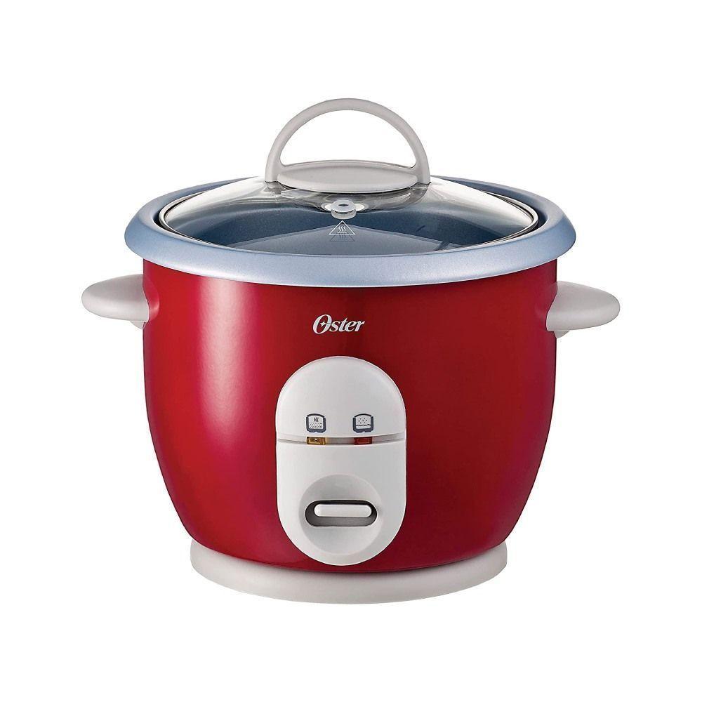 Arrocera multiusos Oster® roja de 3 tazas CKSTRC4723-1