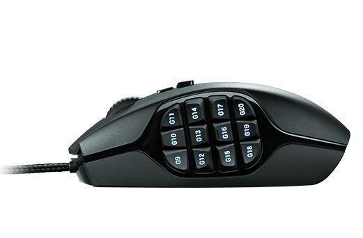 Mouse Gamer MMO Logitech G600, 20 Botones, RGB-3