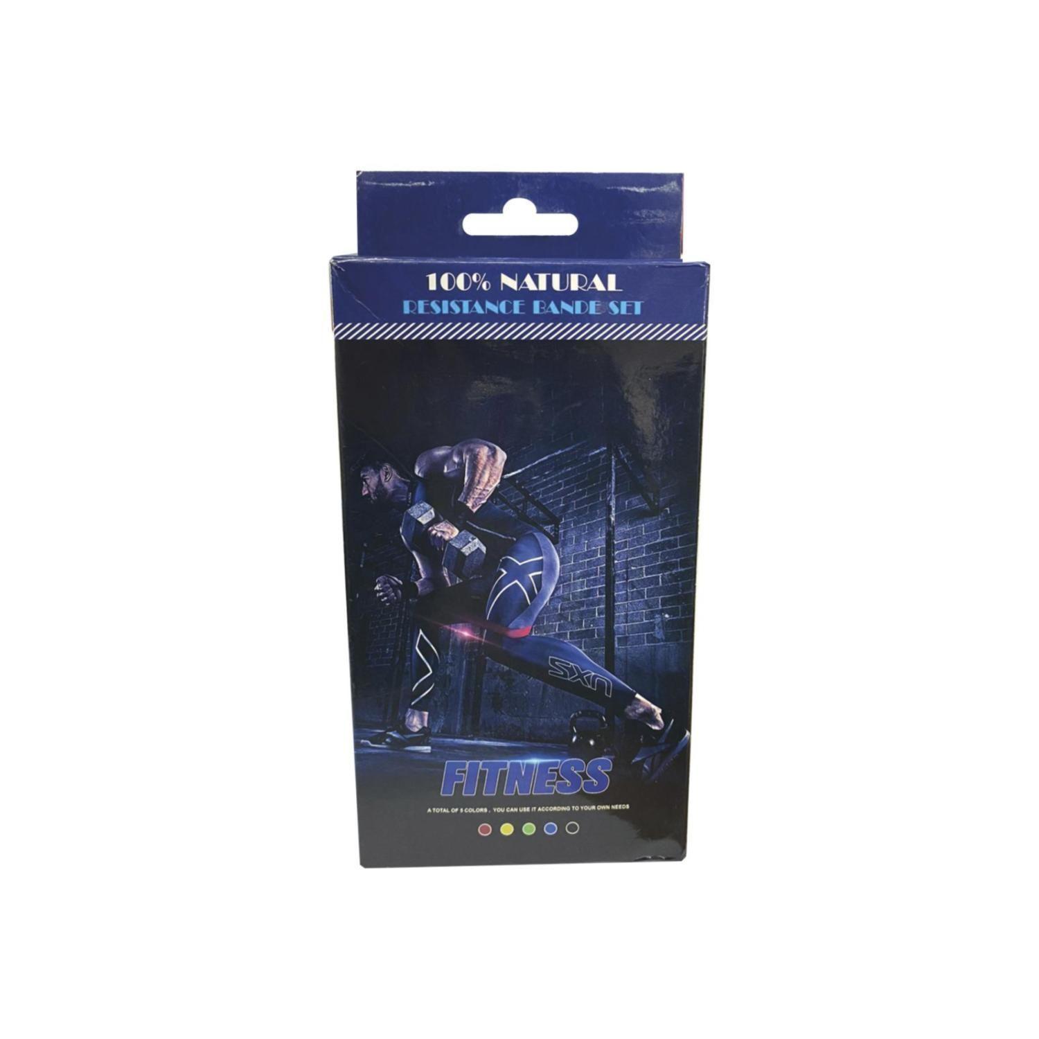 Pack 5 Bandas Elasticas Para Entrenamiento de Latex -3