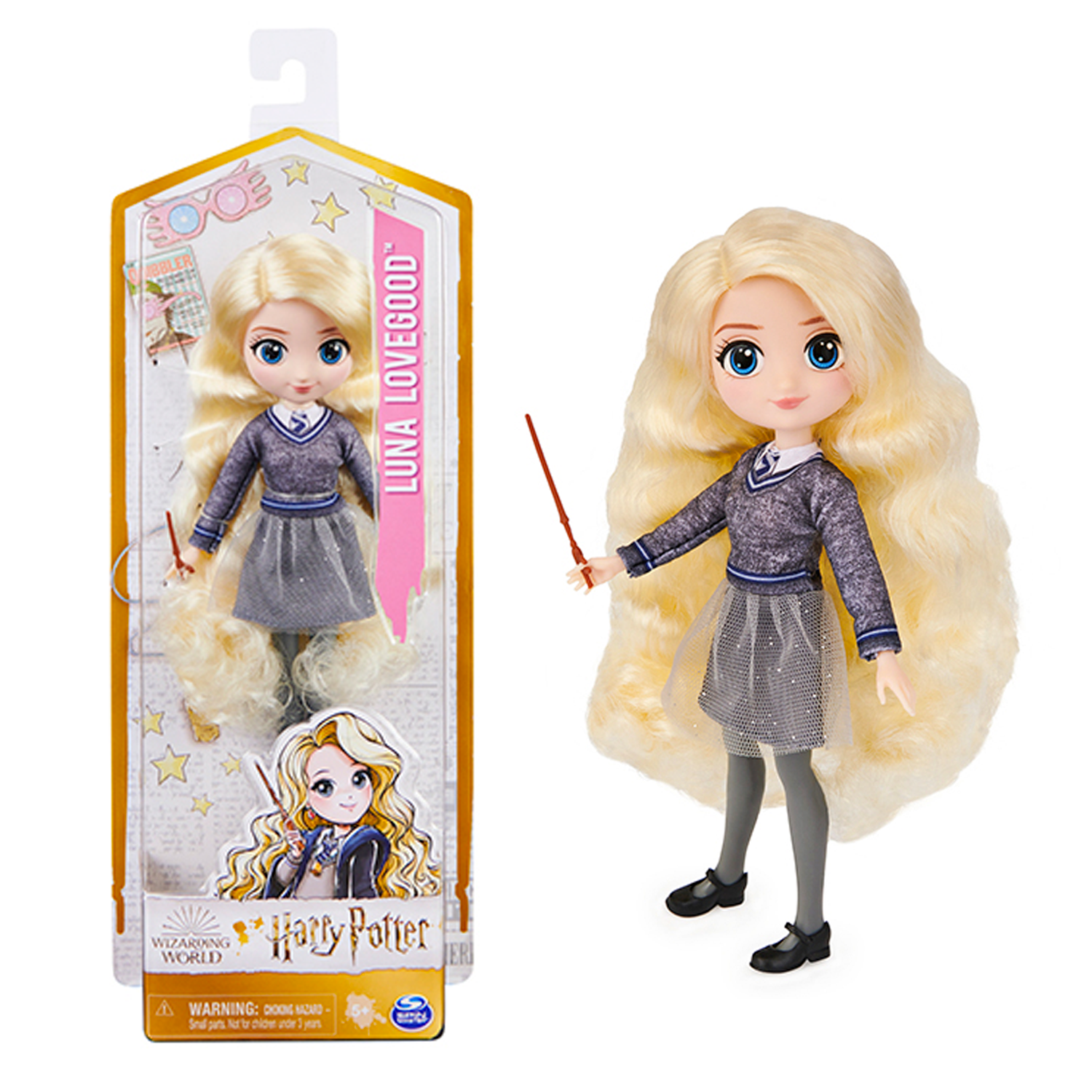 Muñeca Luna Lovegood 20 cm Articulada Incluye Varita-1