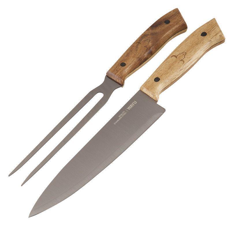 Set Parrillero 61 WAYU 2 Piezas Profesional-1