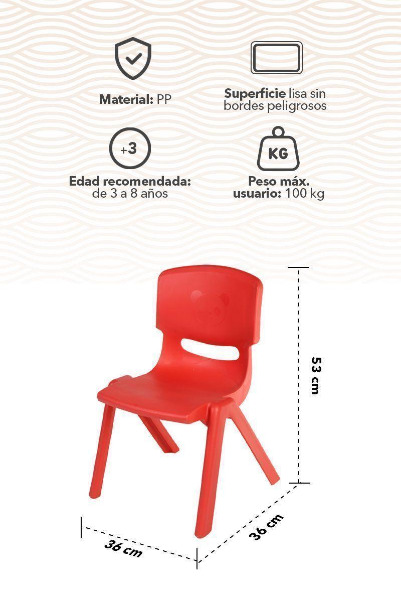 Silla Infantil Roja-2
