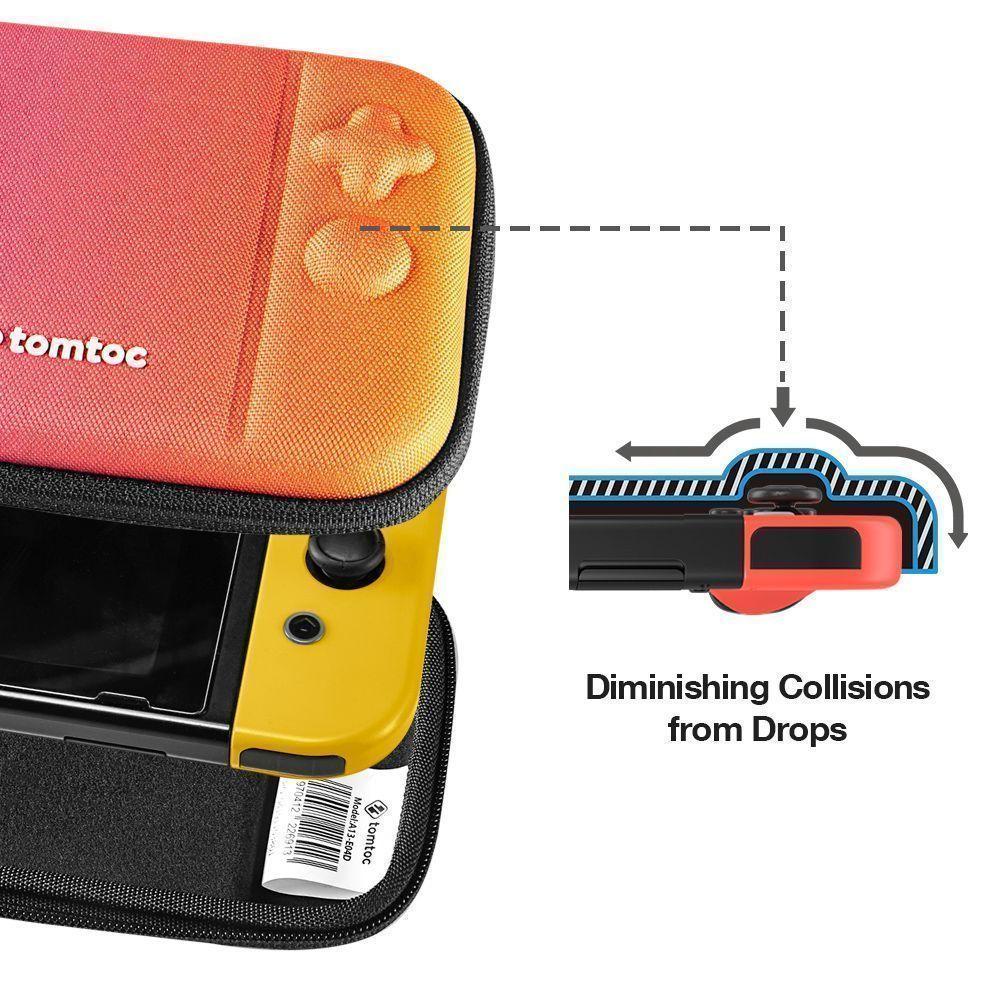 Tomtoc Estuche Ligero Para Nintendo Switch - Sunset Orange-2