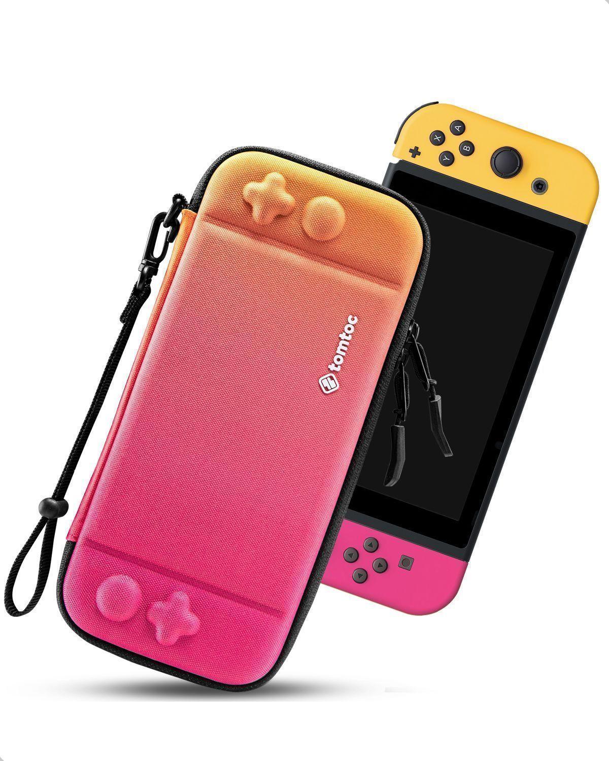 Tomtoc Estuche Ligero Para Nintendo Switch - Sunset Orange-0