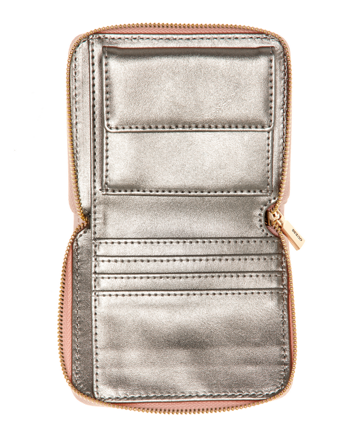 Billetera Guess  Gemma  Small  Around Pop Naranjo-2