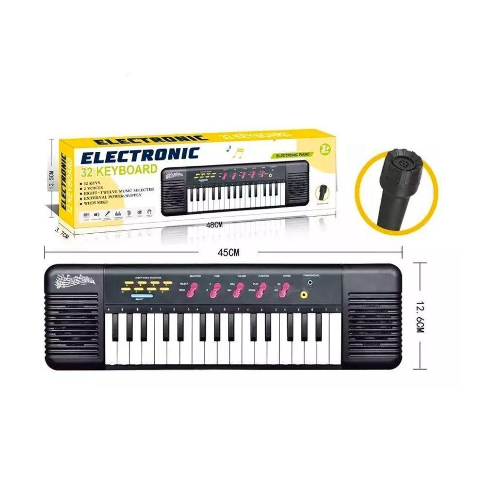 Teclado Musical Piano Con Micrófono 32 Teclas Para-2