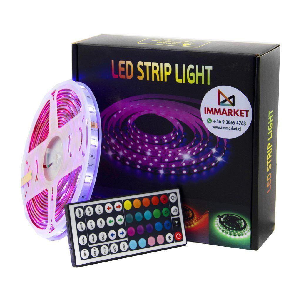 Tira de luces Led RGB 5 metros. Control Remoto.-0