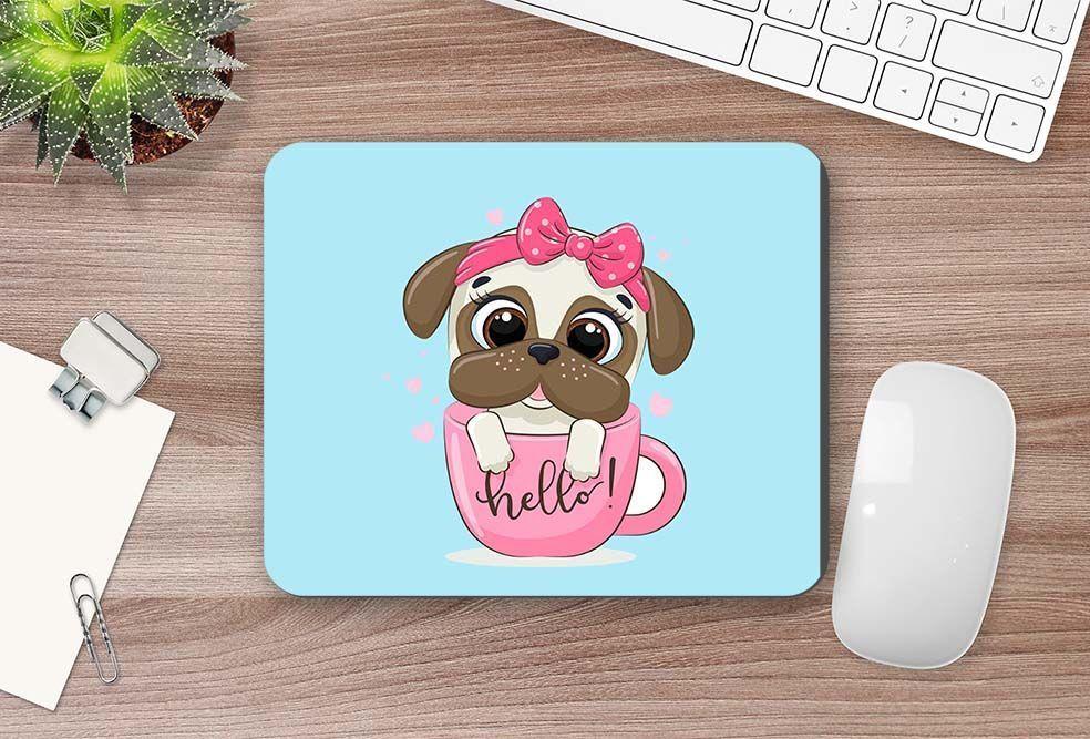 MOUSE PAD ANHIZ M199 PERRITA PUG-2