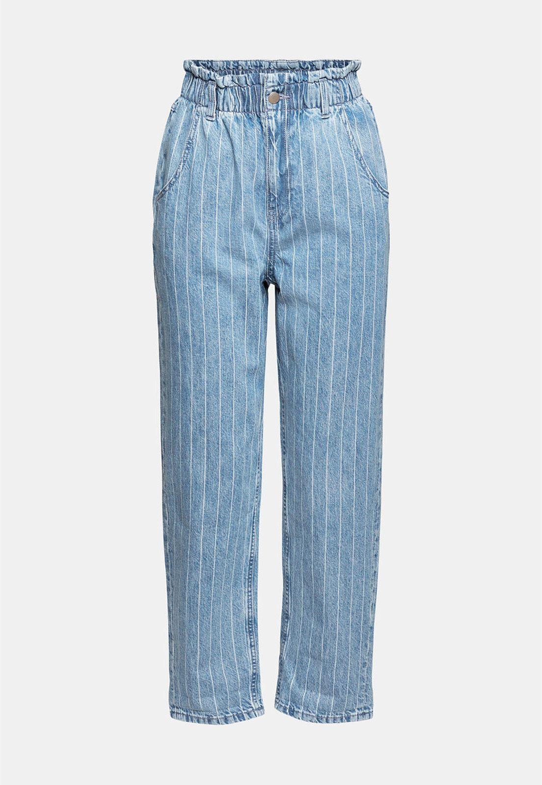 Jeans Con Raya Diplomática Esprit-3