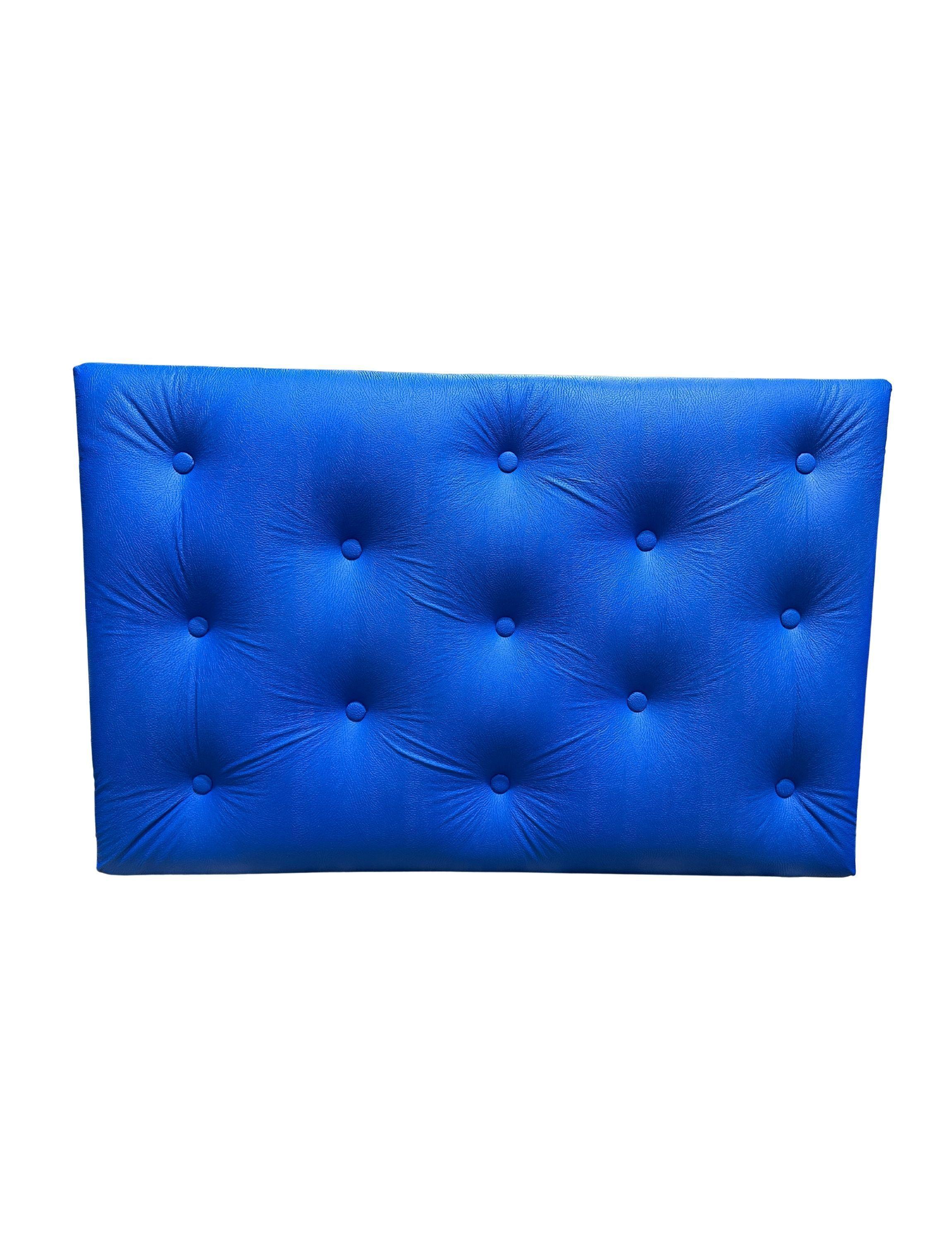 Respaldo 1 Azul Eco Cuero Felpa Muebles Rimar-4