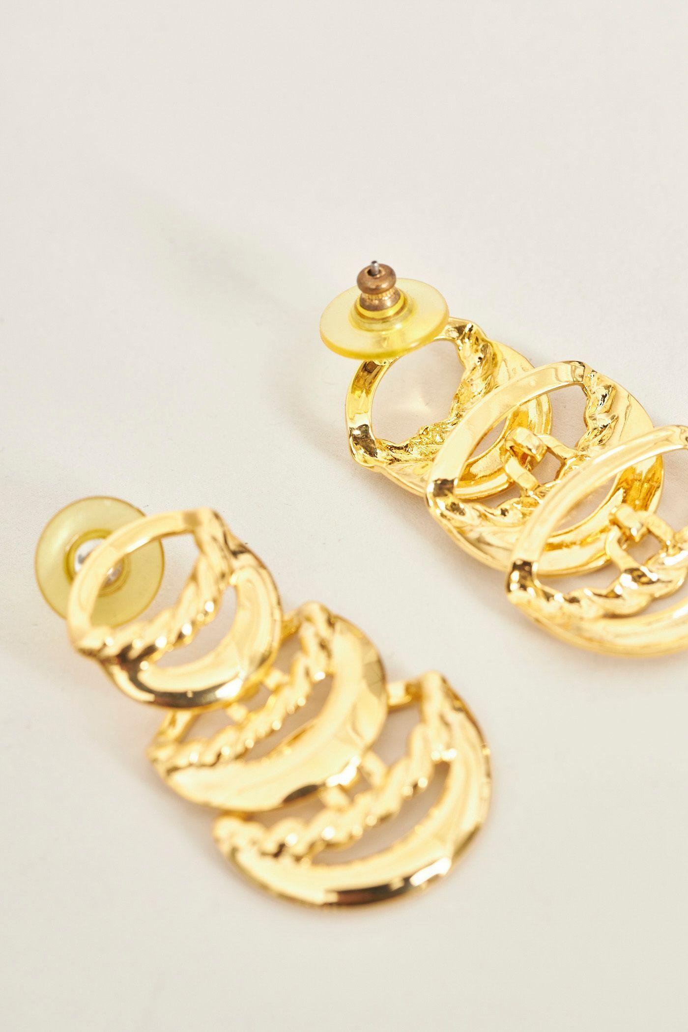 Aro vintage reciclado dorado nostalgic talla L  -4