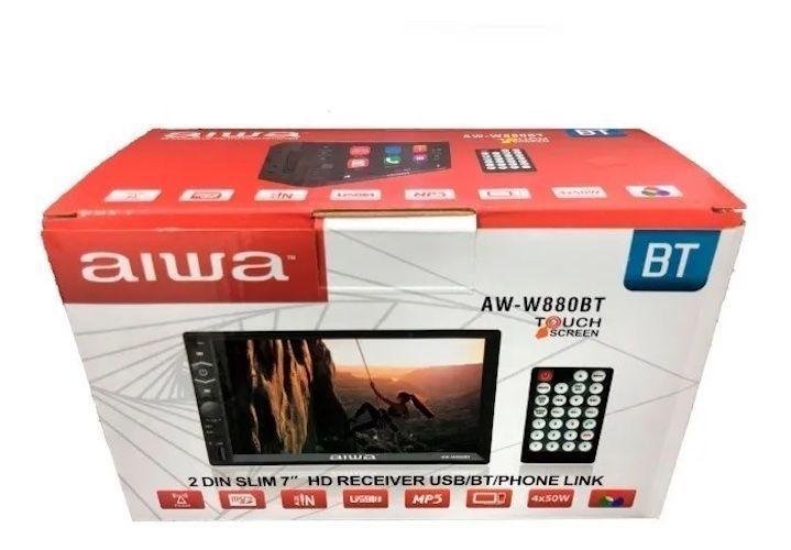 Radio Auto 2 Din Mirrorlink Touch De 7'' Aiwa W880bt-2