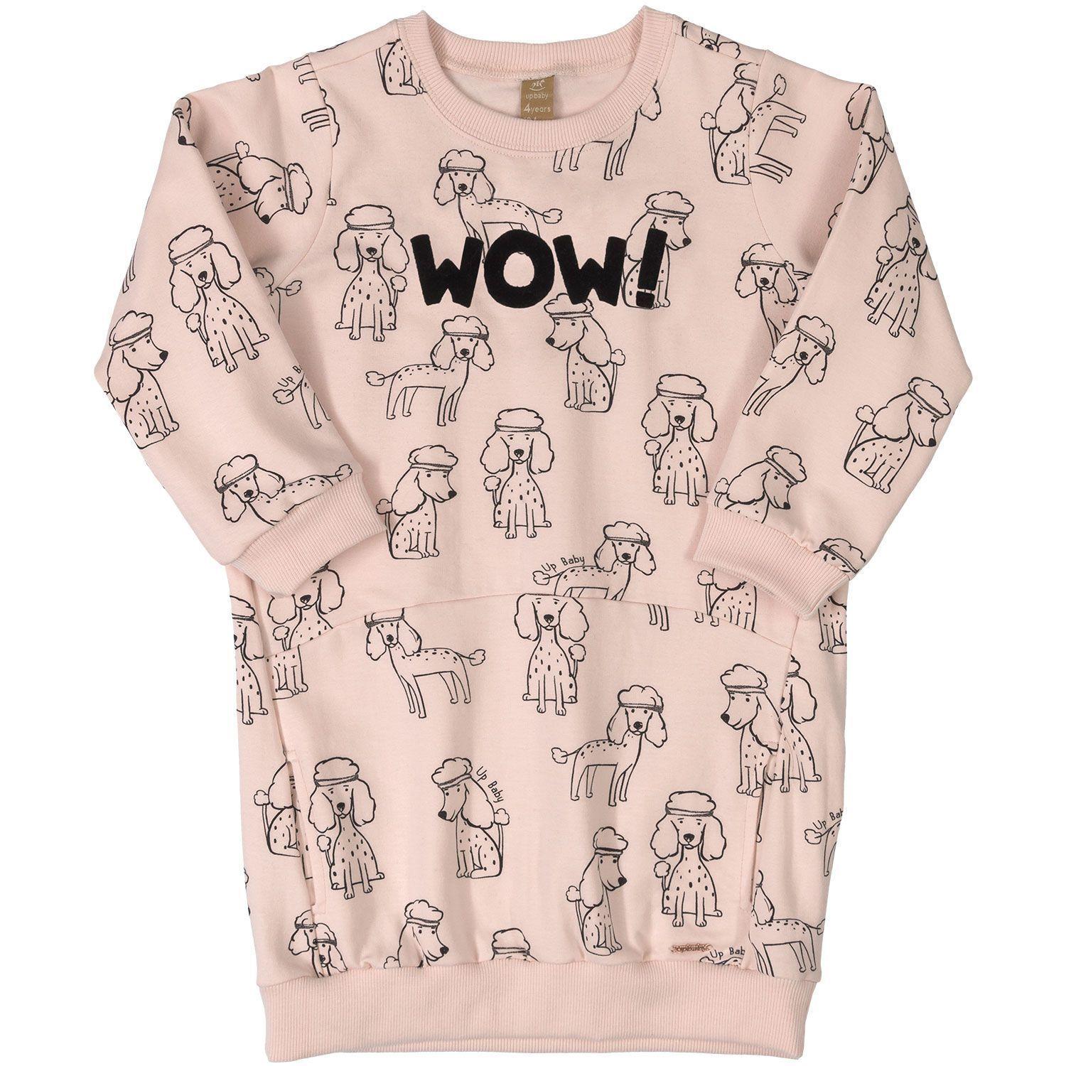Vestido Poodle Rosado Up Baby-1