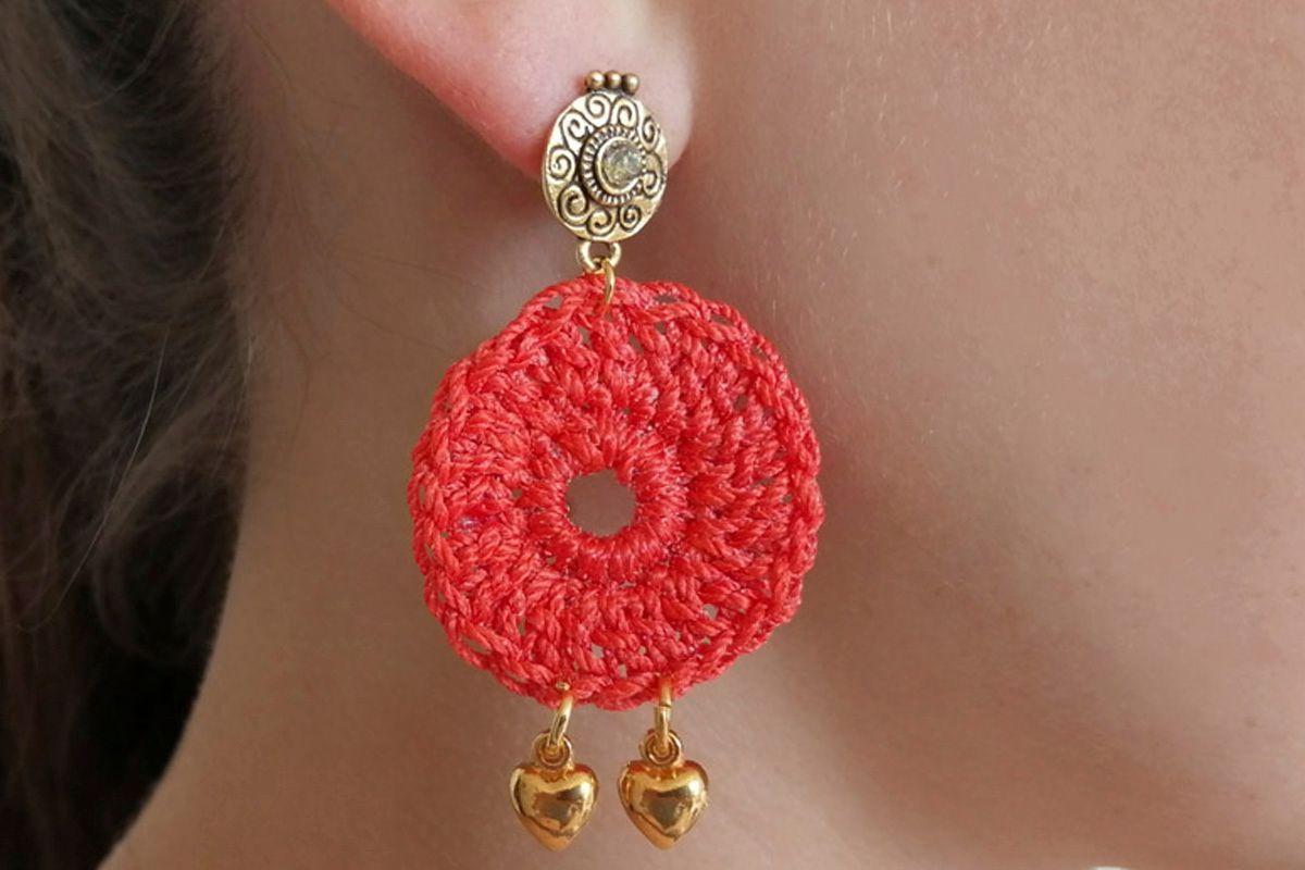 Aros tejidos Corazones-1