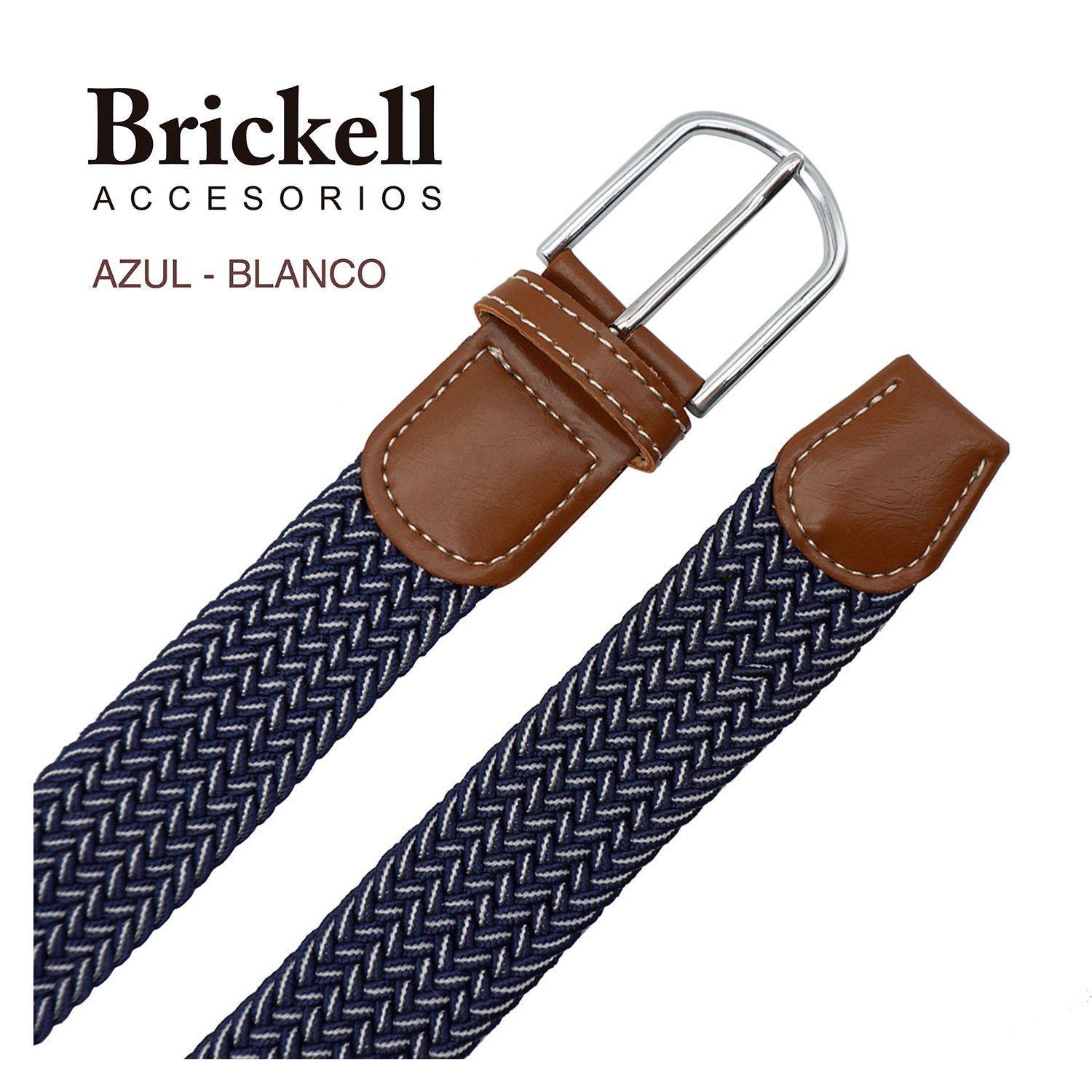 Cinturon Brickell Modelo Azul Blanco-2