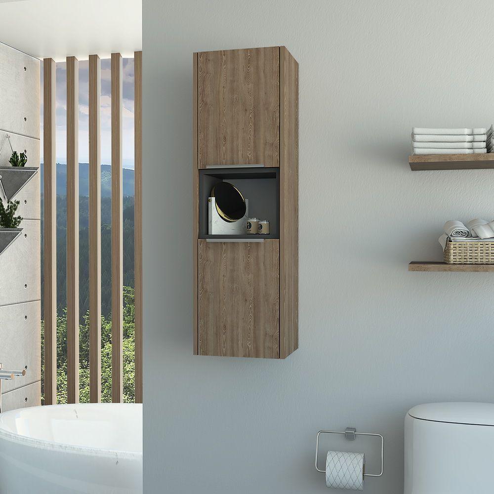 MUEBLE AUXILIAR BAÑO KIOTO(1C)MIEL/PLOMO-1