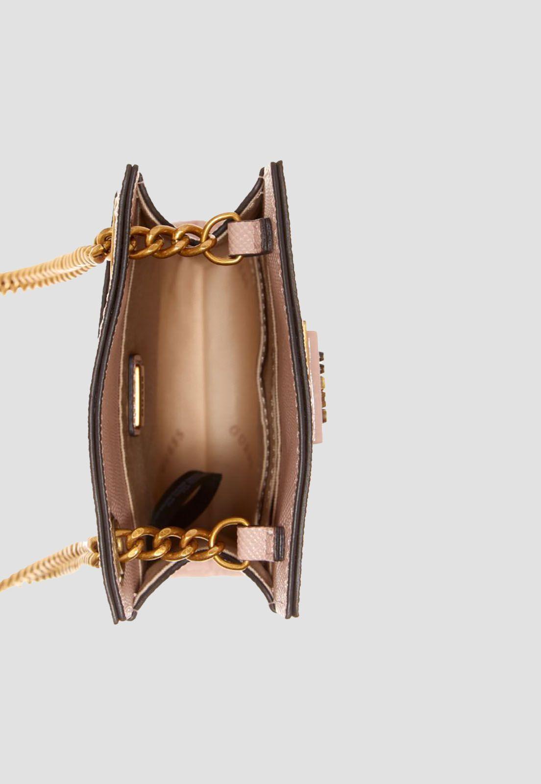 Mini Cartera Cordelia Mini Satchel Bla Guess-3