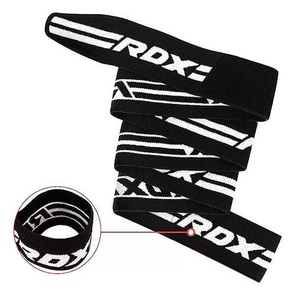 Vendas De Rodilla Par Rdx-wrap  - Negras - WAH-K2B-2