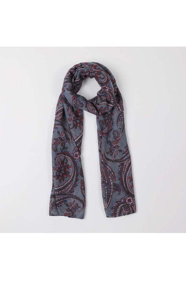 Pañuelo Estampado Lupe Gris i-D-0