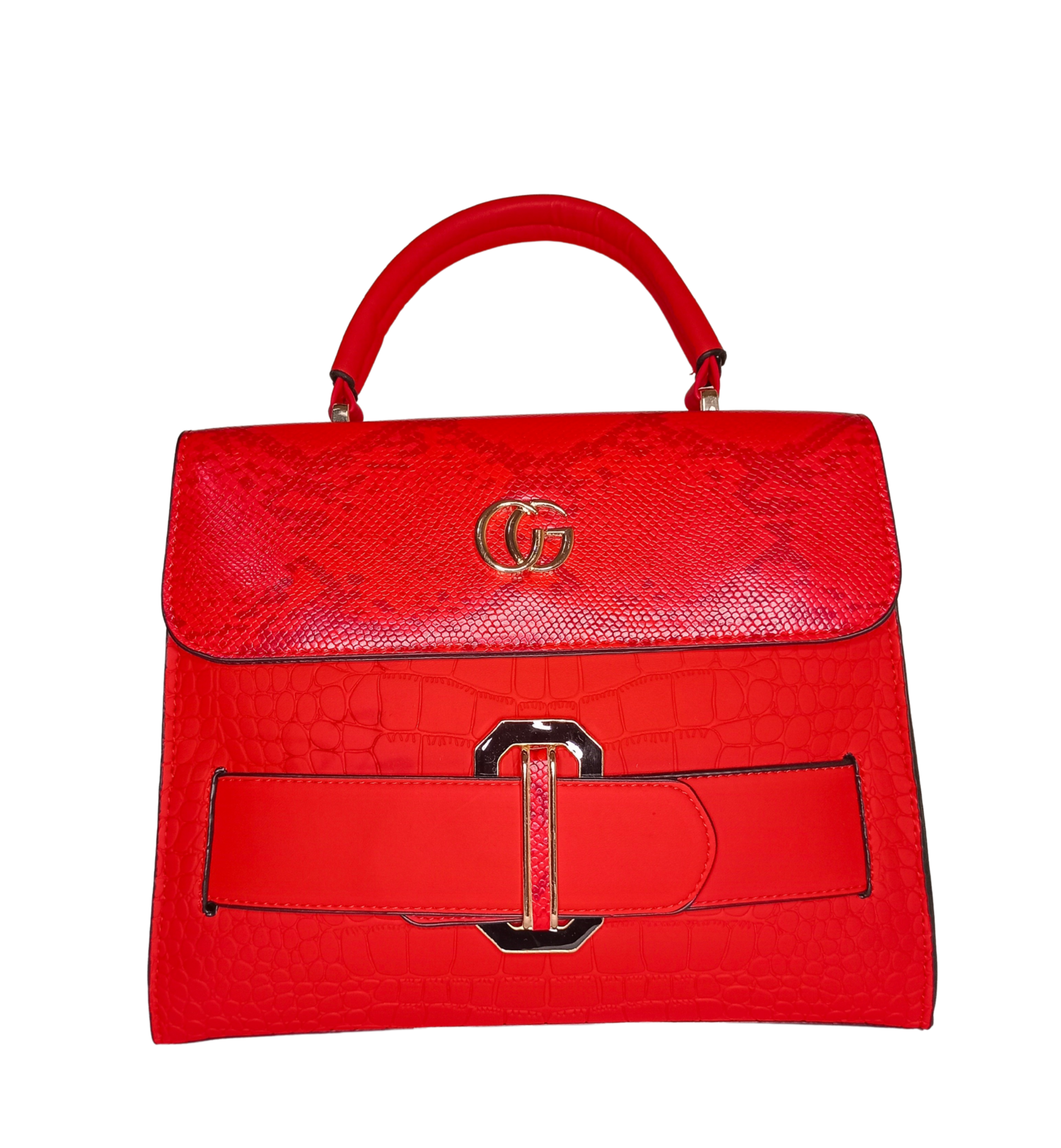 Cartera O Bolso roja Grande De Mujer -0