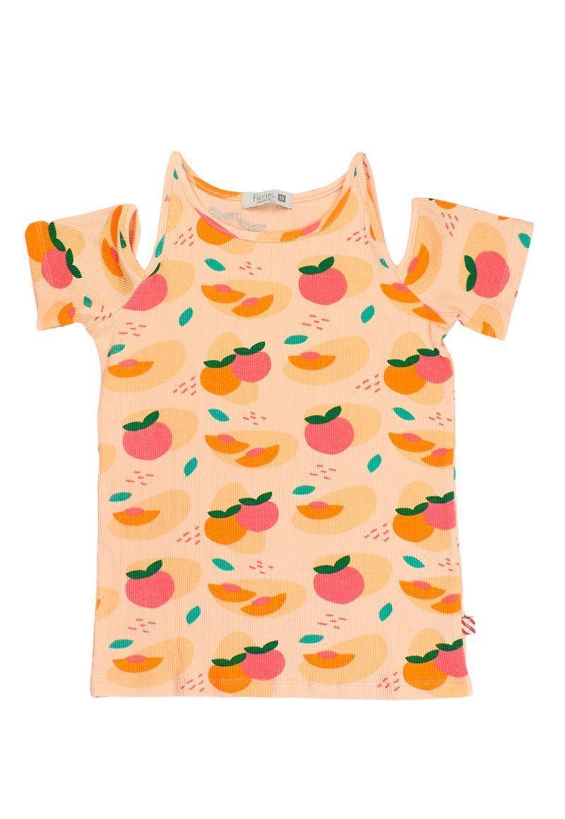 Polera Junior Niña Estampada Sunset Ficcus-0