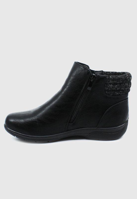 Botín mujer CH-09  negro Stylo Shoes-3
