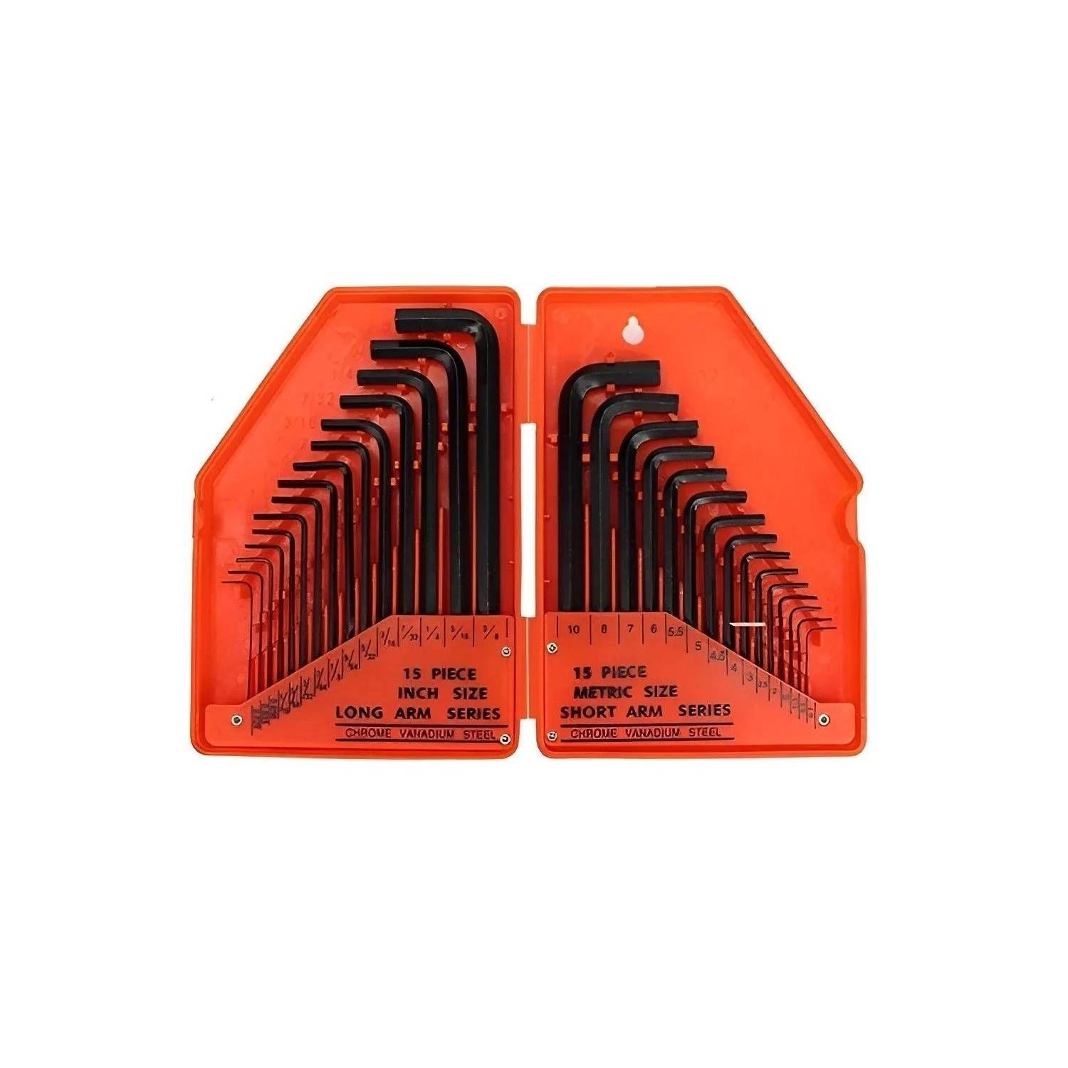 Juego Llaves Allen Set Llave Allen 30 Pcs Set Herramienta-1