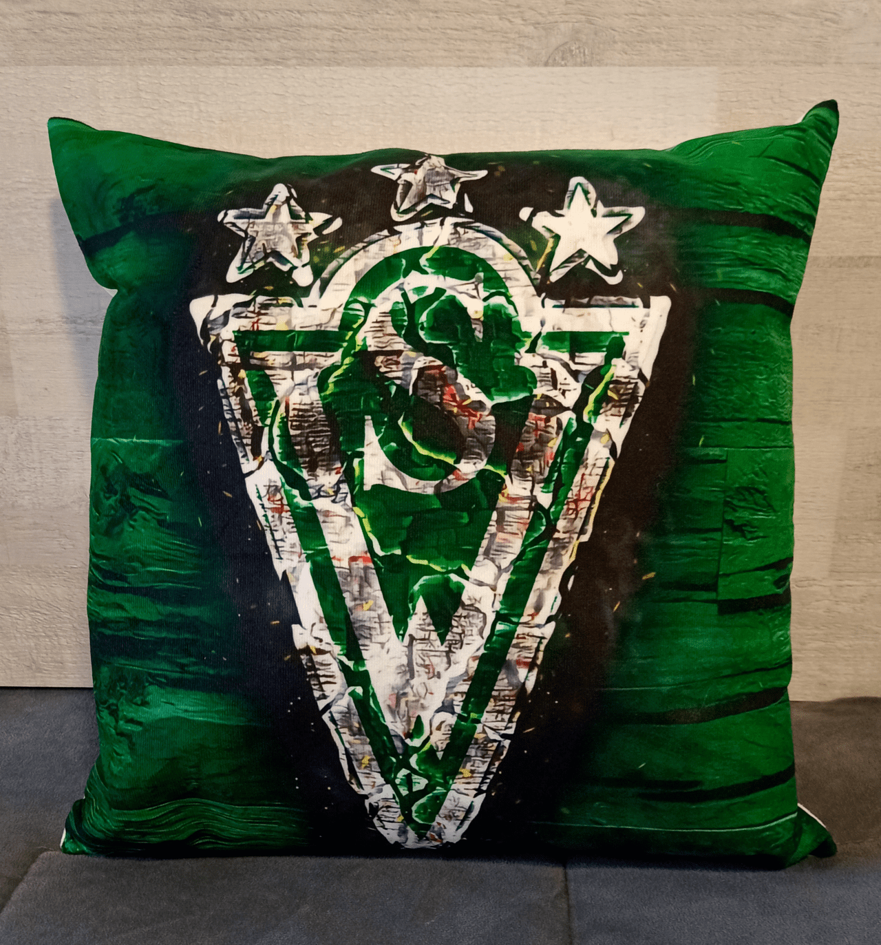 Cojín Felpa 45x45 cm De Santiago Wanderers Extra Suave -3