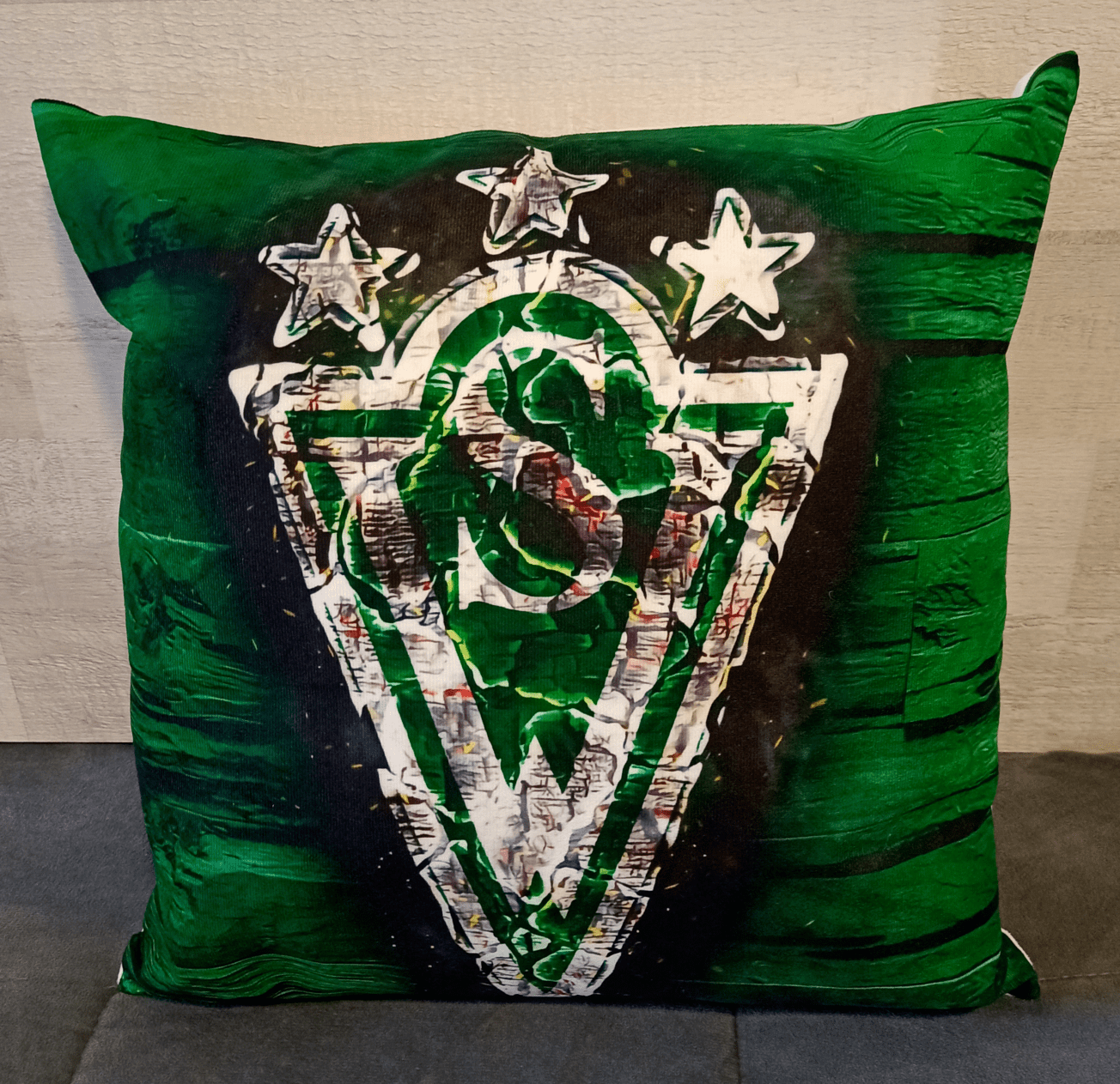 Cojín Felpa 45x45 cm De Santiago Wanderers Extra Suave -4