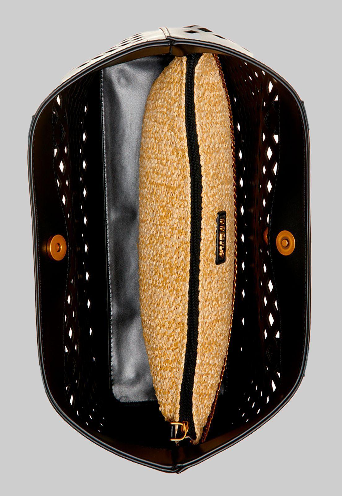 Cartera Aqua Tote Bla Negro Guess-4