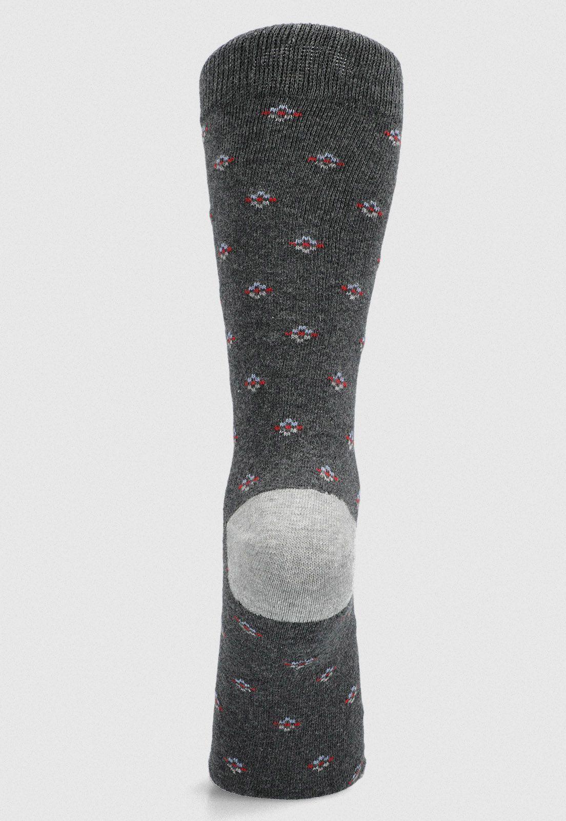 Calcetín diseño gris 2110122916-1