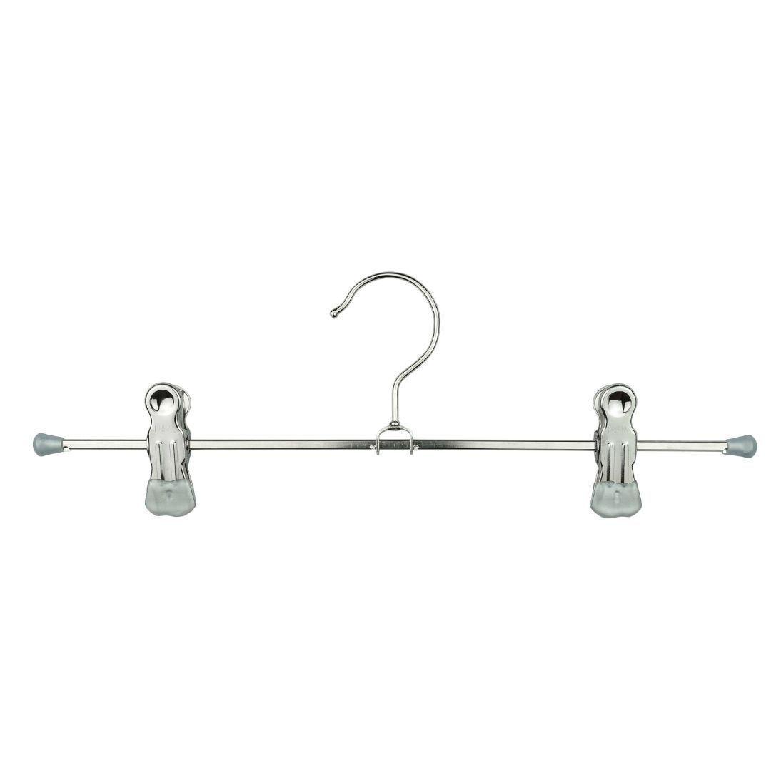 Set de 10 Colgadores Clip Para Pantalón y/o Falda, K40/D Silver-3