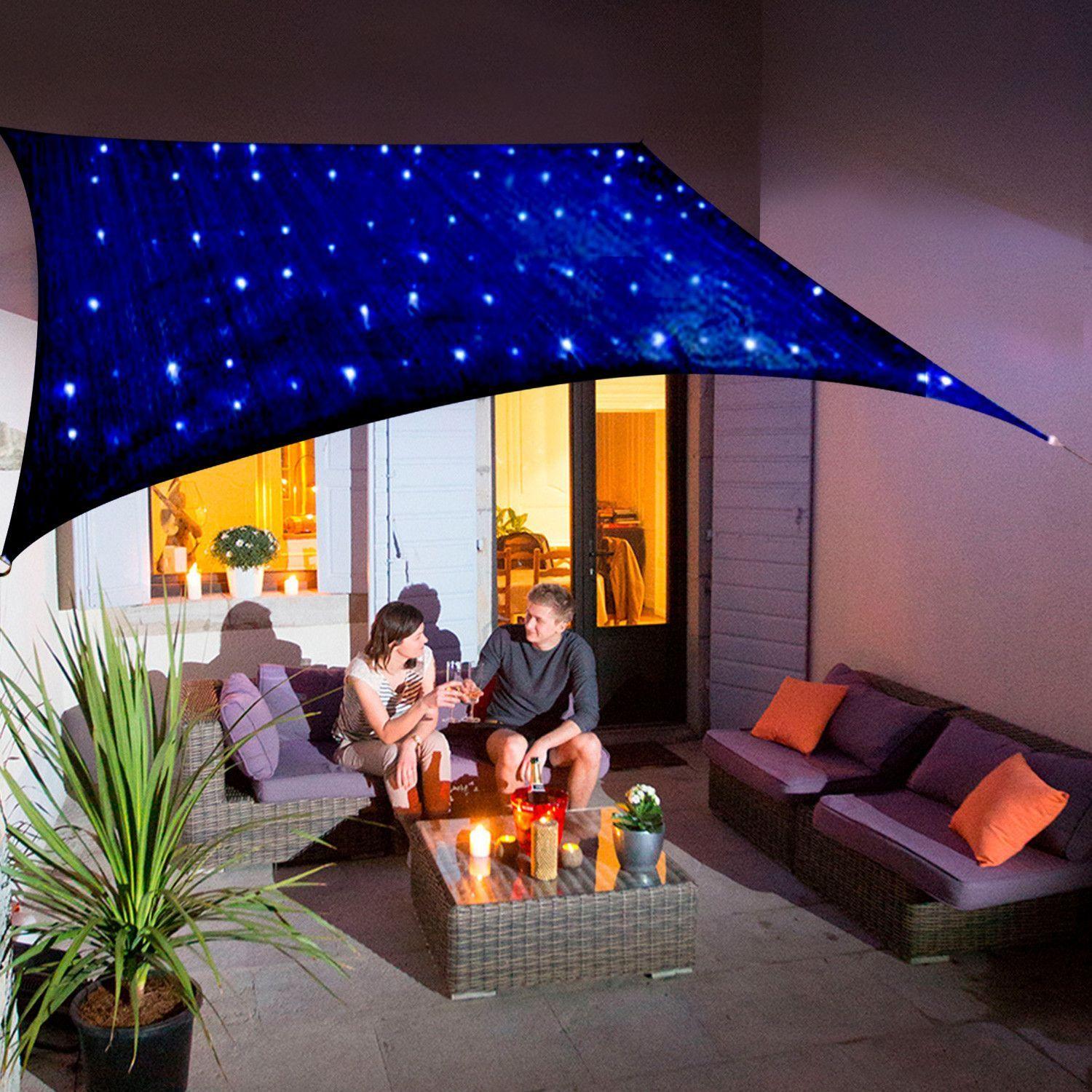 Vela Sombreadora Cielo LED, Rectangular 3x2 m.-1