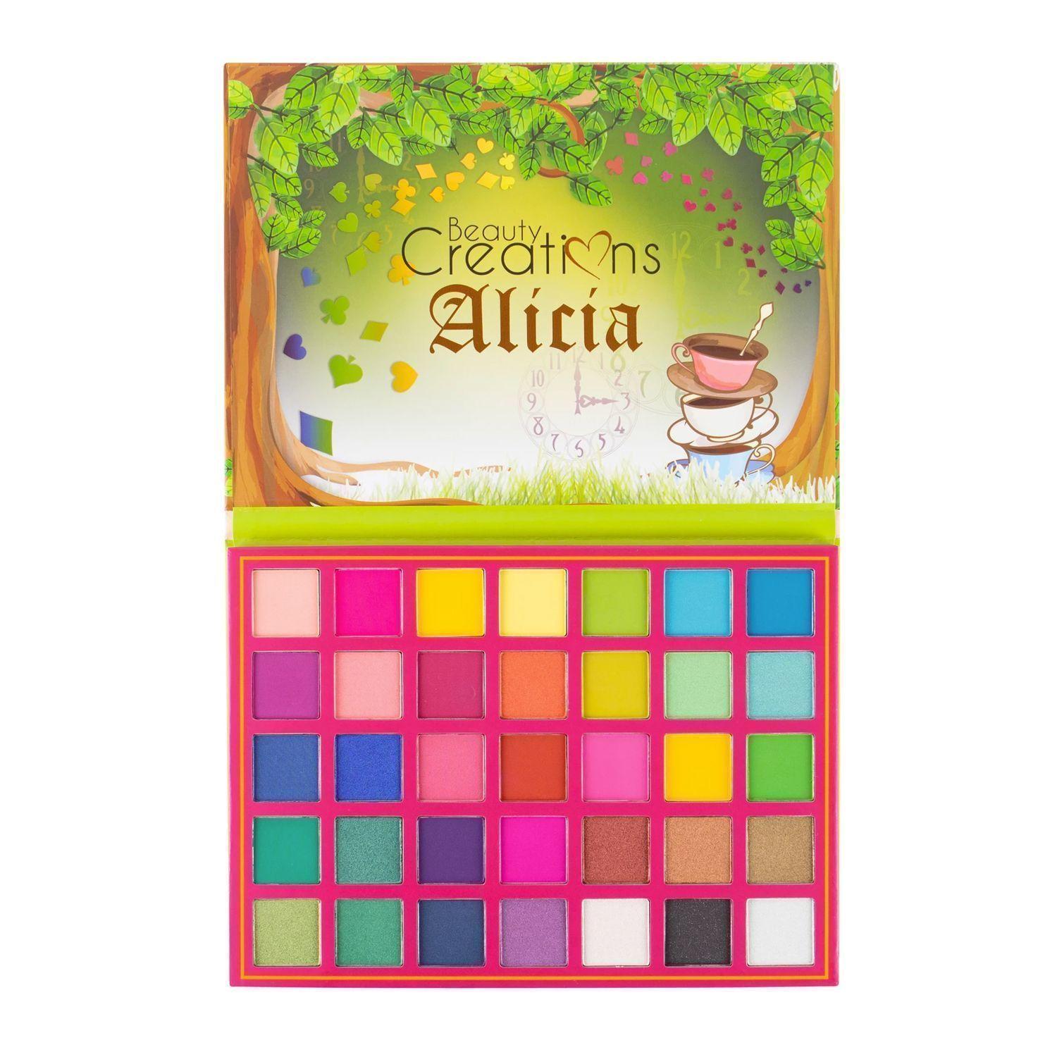 Pack Paleta De Sombra "Alicia" + Set 24 Brochas Pastel Bubble Gun de Beauty Creations-2