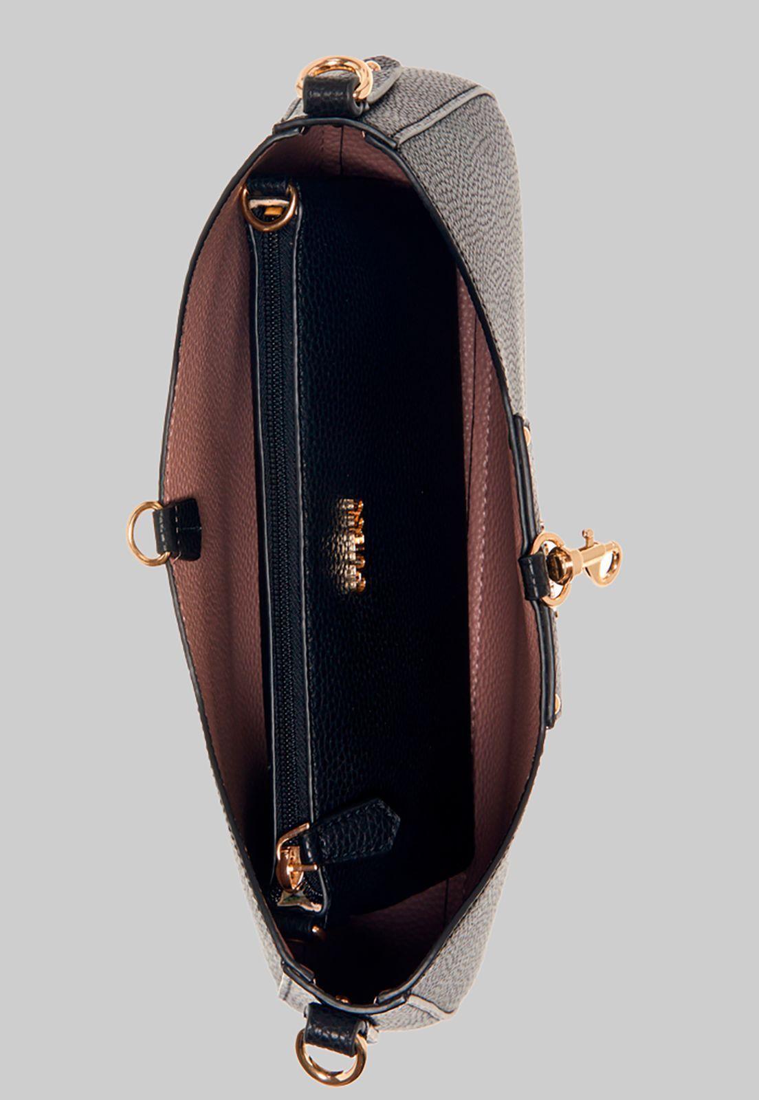 Cartera Eco Brenton Hobo Bla Negro Guess-4