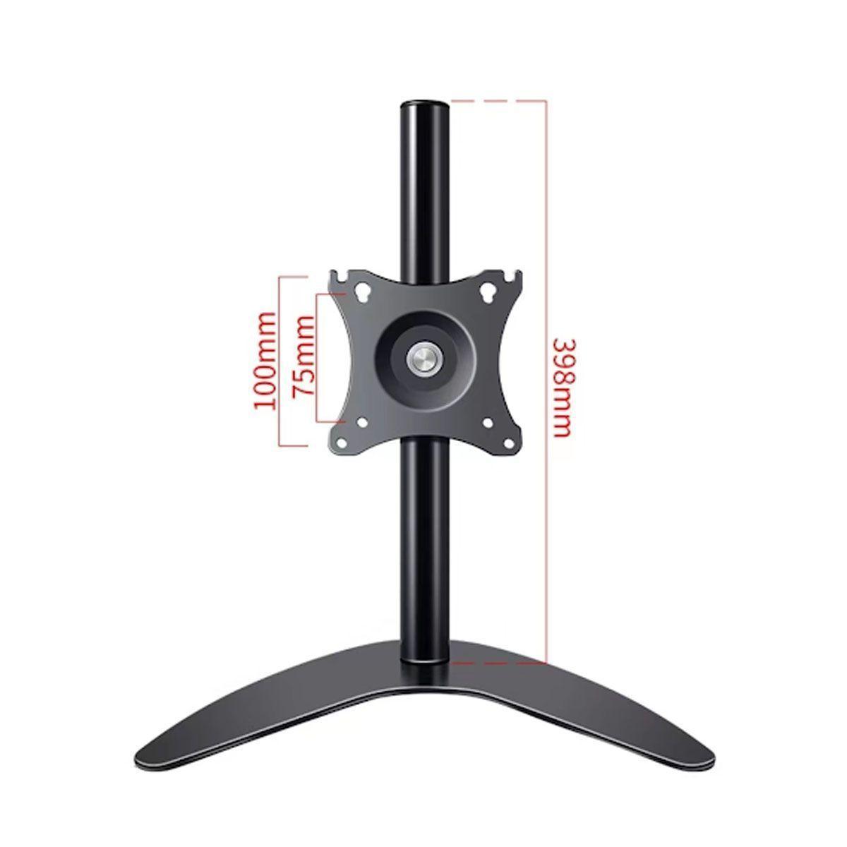 Soporte Monitor 14-27" Sobre Cubierta Altura Ajustable 40cms-1